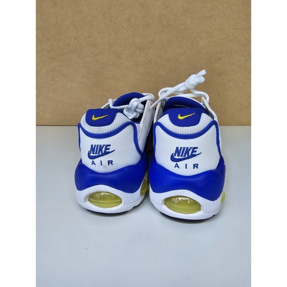 Nike Air Max Tailwind White Yellow Blue Running Shoes DQ0296 100 Sz 7Y  Wmms 8.5 - Picture 8 of 9